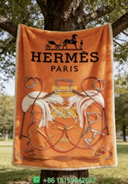 Hermes Throw Blankets